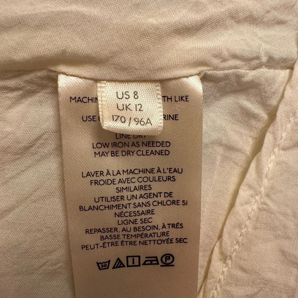 Free People Forget Me Knot yellow floral tie front V neck minidress women’s Sz 8 - Picture 10 of 14